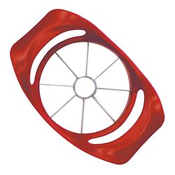 R&M International Red Plastic/Stainless Steel Apple Divider