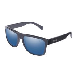 Huk Clinch Sunglasses Unisex Matte Black Frame Blue Lens Polarized