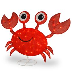 National Tree Company Spring Crab with LED Lights Fabric/Wire 1 pk