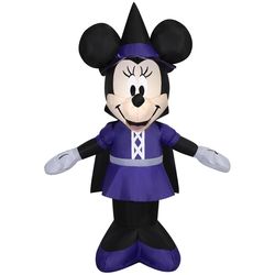 Disney 4 ft. Prelit Minnie as Witch Inflatable