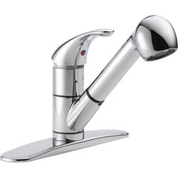 Peerless One Handle Chrome Pull-Out Kitchen Faucet