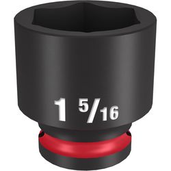 Milwaukee Shockwave 1-5/16 in. X 1/2 in. drive SAE 6 Point Standard Impact Socket 1 pc