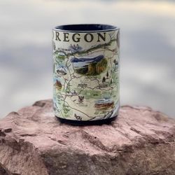 Xplorer Maps Oregon Ceramic Mug 1 pk