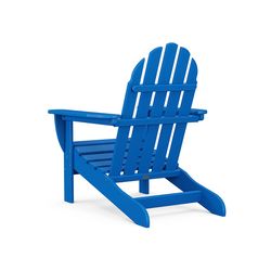 POLYWOOD Ivy Terrace Blue HDPE Frame Chair