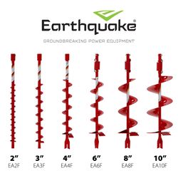 Earthquake 8 in. D X 36 in. L Earth Auger Bit 1 pc