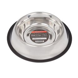 Boss Pet ProSelect Silver Stainless Steel 24 oz Pet Bowl For Cats/Dogs