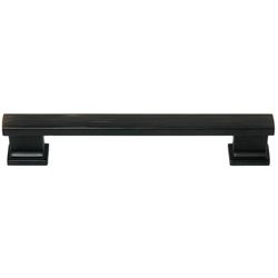 MNG Park Avenue Transitional Bar Cabinet Pull 5 in. Oil Rubbed Bronze Black 1 pk