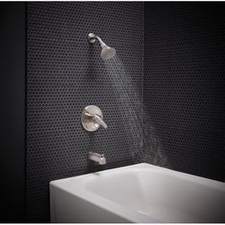 Oakbrook Collection 1-Handle Brushed Nickel Tub and Shower Faucet