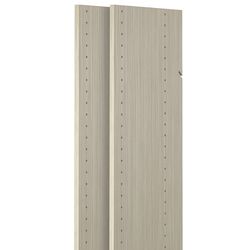 Easy Track 48 in. H X 14 in. W Weathered Gray Wood Vertical Closet Panel