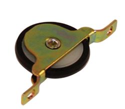 Barton Kramer 1-3/8 in. D X 2-3/4 in. L Rubber/Steel Garage Door Screen Roller 1 pk