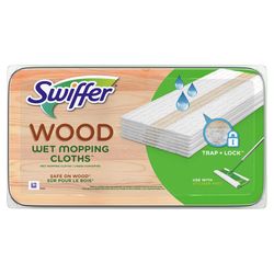 Swiffer Sweeper 10 in. W X 5.4 in. L Swiffer Sweeper Wet Microfiber Mop Refill Pad 20 pk