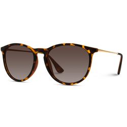 WearMe Pro Sunglasses Tortoise Frame Black Lens