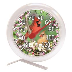 Taylor Bird Design Dial Thermometer Plastic Assorted 6 in.