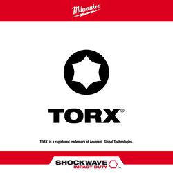 Milwaukee Shockwave Torx Assorted X 1 in. L Insert Bit Set Alloy Steel 7 pc