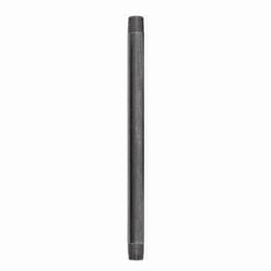 STZ Industries 3/8 in. MIP each X 3/8 in. D MIP Black Steel 12 in. L Nipple