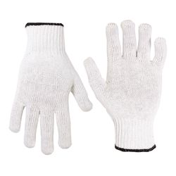 CLC Men's Work Gloves White One Size Fits All 1 pair