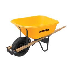 True Temper Poly Wheelbarrow 6 cu ft