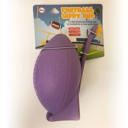 Jacent Purple Plastic Football Sippy Cup 1 pc