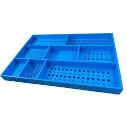 Boltster 16 in. W X 1.75 in. H Bolt & Fastener Organizer Blue