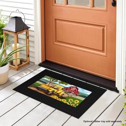 Briarwood Lane 22 in. W X 10 in. L Multi-Color Rubber Door Mat