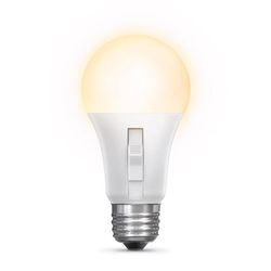 Feit A19 E26 (Medium) LED Motion Activated Bulb Adjustable White 60 Watt Equivalence 1 pk