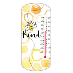 Taylor Bee Kind Design Tube Thermometer Plastic Multicolored 8 in.