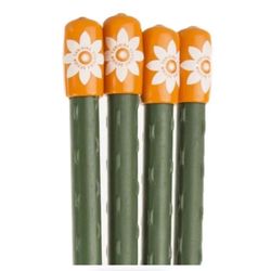 C-BITE Thriving Design Orange Rubber Garden Stake Safety Caps