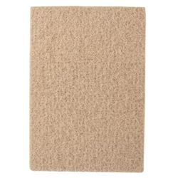 Gator 12 in. D Non-Woven Natural/Polyester Fiber Floor Polishing Pad Tan