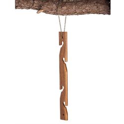 Kalmar Home Brown Wood 23.5 in. H Modern Plant Hanger 1 pk