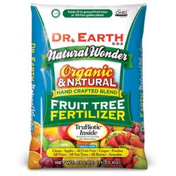 Dr. Earth Natural Wonder Organic Fruit 5-5-2 Plant Fertilizer 25 lb
