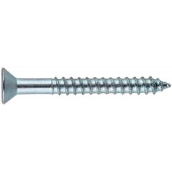 HILLMAN No. 10 Ga. X 1-1/4 in. L Phillips Zinc-Plated Coarse Wood Screws 100 pk