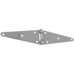 National Hardware 8 in. W X 8 in. L Stainless Steel Stainless Steel Heavy Duty Strap Hinge 1 pk