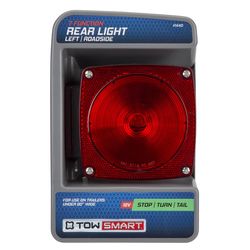 TowSmart Red Square License/Stop/Tail/Turn Light