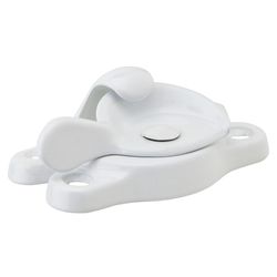 Ives White Aluminum Window Lock 1 pk
