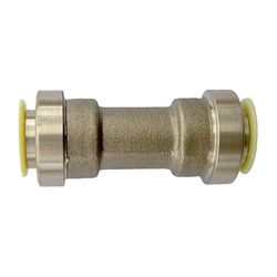 QuickFitting Push to Connect 7/8 in. PTC in. Brass Straight Union