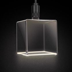 Feit Square E26 (Medium) Filament LED Bulb Soft White 40 Watt Equivalence 1 pk