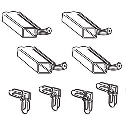 Prime-Line Mill Aluminum 7/16 in. W X 3/4 in. L Screen Frame Kit 1 pk