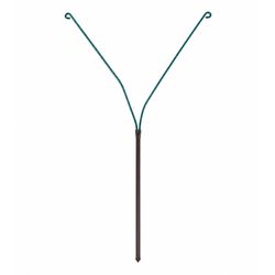 Garden Works 14 in. H Green Vinyl Plant Stake