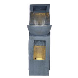 Alpine Polyresin Assorted Fountain with LED Light