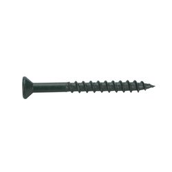 Grip-Rite PrimeGuard Plus No. 9 wire X 2 in. L Green Star Flat Head Deck Screws 25 lb