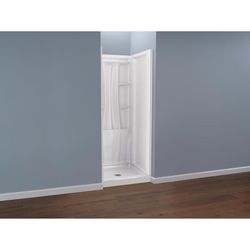 Delta Classic 500 73-1/4 in. H X 32 in. W X 32 in. L White Shower Surround