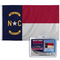 Valley Forge North Carolina State Flag 0 in. H X 3 ft. W X 5 ft. L