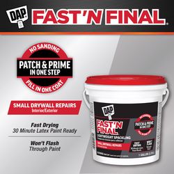 DAP Fast 'N Final Ready to Use White Lightweight Spackling Compound 1 gal