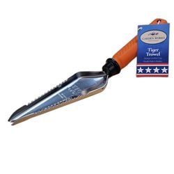 Garden Works 13.25 in. Stainless Steel Hand Trowel Poly Handle