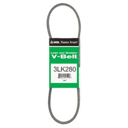 Mitsuboshi Super KB 3LK280 V-Belt 0.38 in. W X 28 in. L For Snow Blowers
