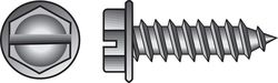 HILLMAN No. 8 Ga. X 1-1/2 in. L Slotted Hex Washer Head Sheet Metal Screws 1 pk