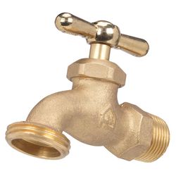 Homewerks 3/4 in. MIP 3/4 in. MHT Brass Hose Bibb