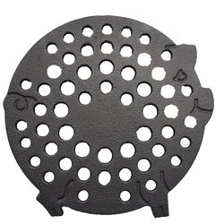King Kooker Black Pig Cast Iron Trivet