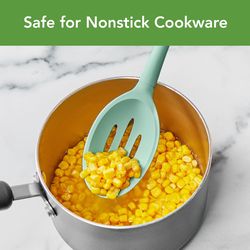 Tovolo Aqua Silicone Slotted Deep Spoon