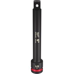 Milwaukee SHOCKWAVE 6 in. X 1/2 in. drive SAE 6 Point Impact Rated Extension 1 pc